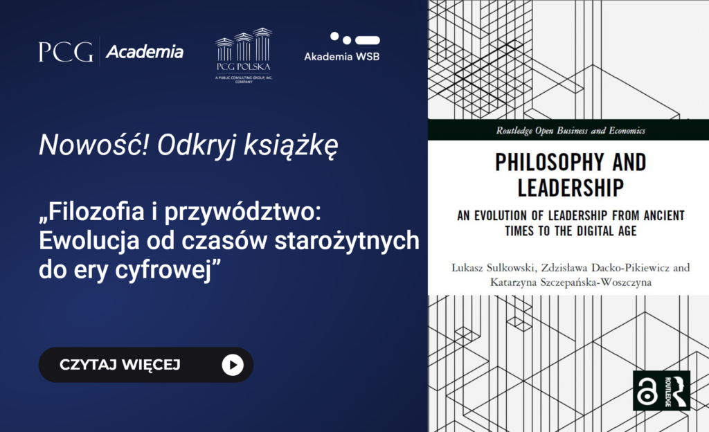 Książka „Filozofia i przywództwo: Ewolucja od czasów starożytnych do ery cyfrowej”